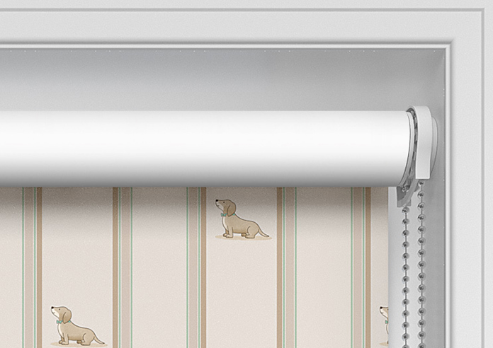 Dasching About, Sausage Stripe Biscuit - Twist&Fit Roller Blind - Image 10
